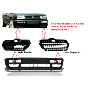 Par Grade Parachoque Golf Alemão Gl Glx Gti 94 95 96 97 98