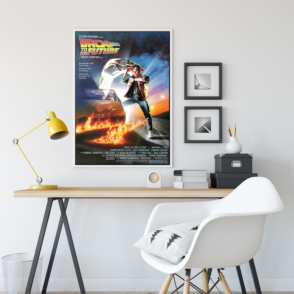 Quadro decorativo A4 De volta para o Futuro, filme