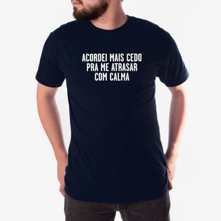 camisa 100% algodão unissex camisetas frases engraçada memes engraçado boneco  palito estampa escrita - biguá store