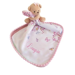 Naninha Personalizada, enxoval, chá de bebê, borboletas, naninha, saída de maternidade, lembrancinha em Oferta na Shopee