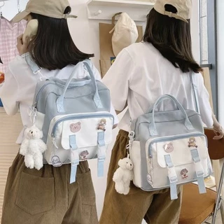 Bolsa Feminina Nylon Impermeável vira Mochila Transversal tiracolo em Oferta na Shopee