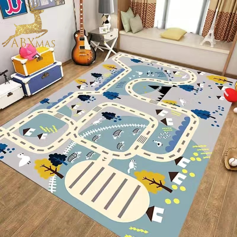 60x40 Cm Cidade Estrada Tráfego Bebê EVA Tapete De Espuma/Puzzle