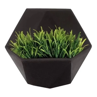 Vaso de Planta Flor Decorativo Parede Floreira Hexagonal