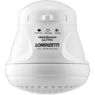 Ducha/Chuveiro Maxi Banho Ultra com cano exclusivo 5500w 127v ou 220v - Lorenzetti Promoção