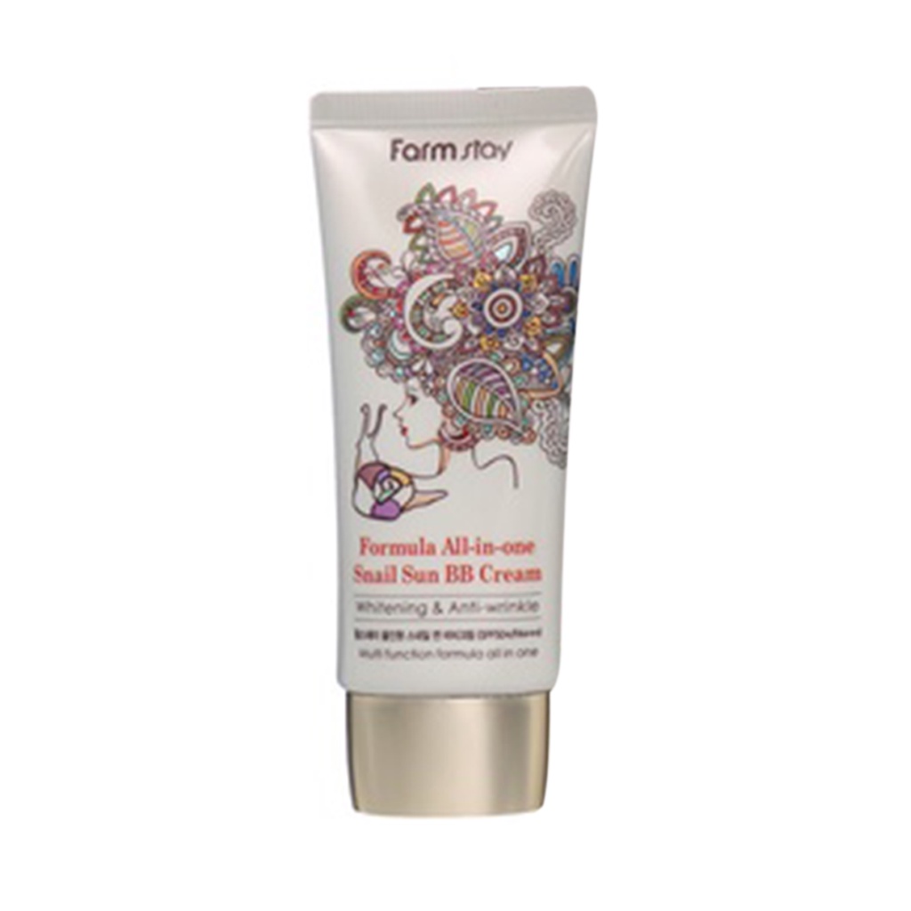 farmstay all in one snail sun bb cream 50ml | Shopee Brasil