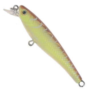 6,5cm/3,8g ABS Plástico Anel De Isca Dura Contas Biônica Profundidade De Mergulho 0,3-0,8m Iscas De Pesca No Mar Olhos 3D 8 # Com Anzol