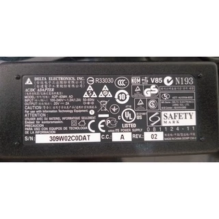 Carregador Delta 20v 2a P Netbook Msi Wind U90 U90x U100 U100 U115 U120