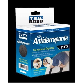 Fita AntiDerrapante Preta - Teckbond