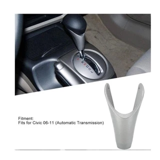 Acabamento prata Manopla Cambio Automatico Honda New Civic