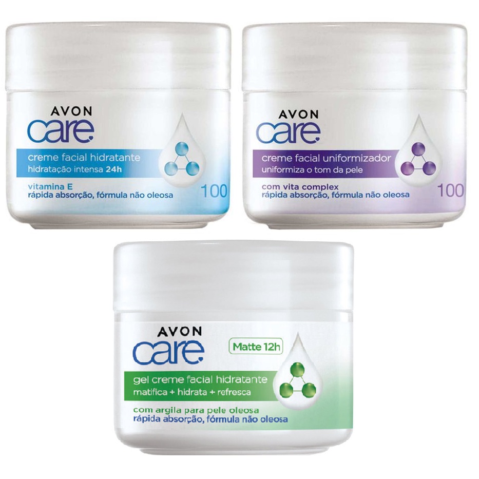 Creme Facial hidratante, uniformizar o tom de pele, efeito matte Avon ...