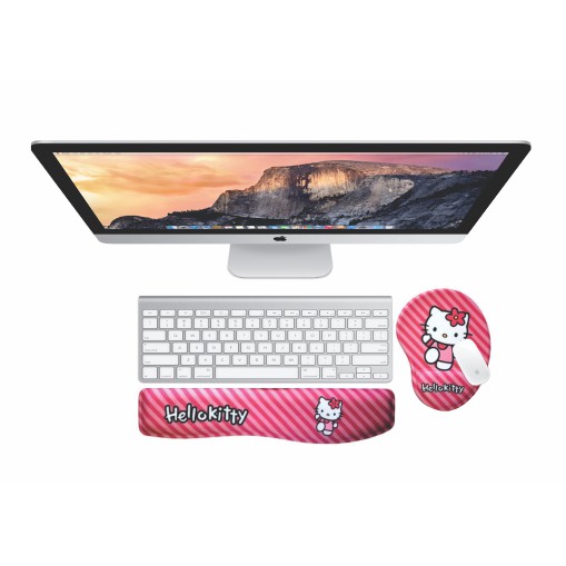 Kit ergonômico com mouse pad e apoio de punho H. Kitty Shopee Brasil