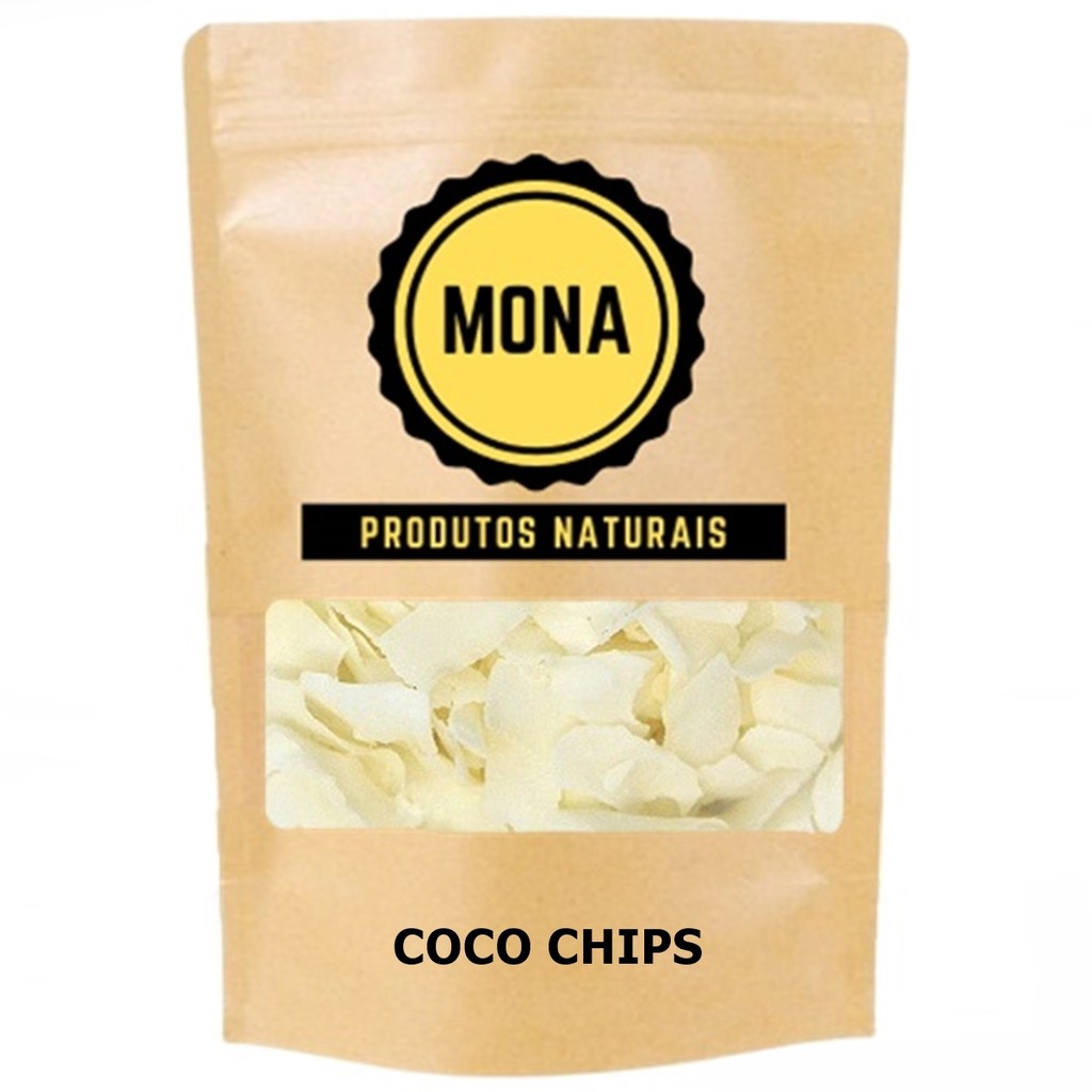 COCO CHIPS NATURAL 1KG Mona Naturais | Shopee Brasil