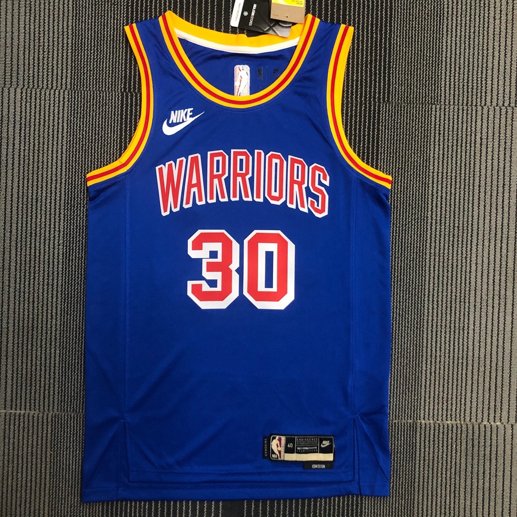 Homens Camisa NBA Golden State Warriors Regata Stephen Curry Camiseta Azul Vintage Basquetebol Jersey