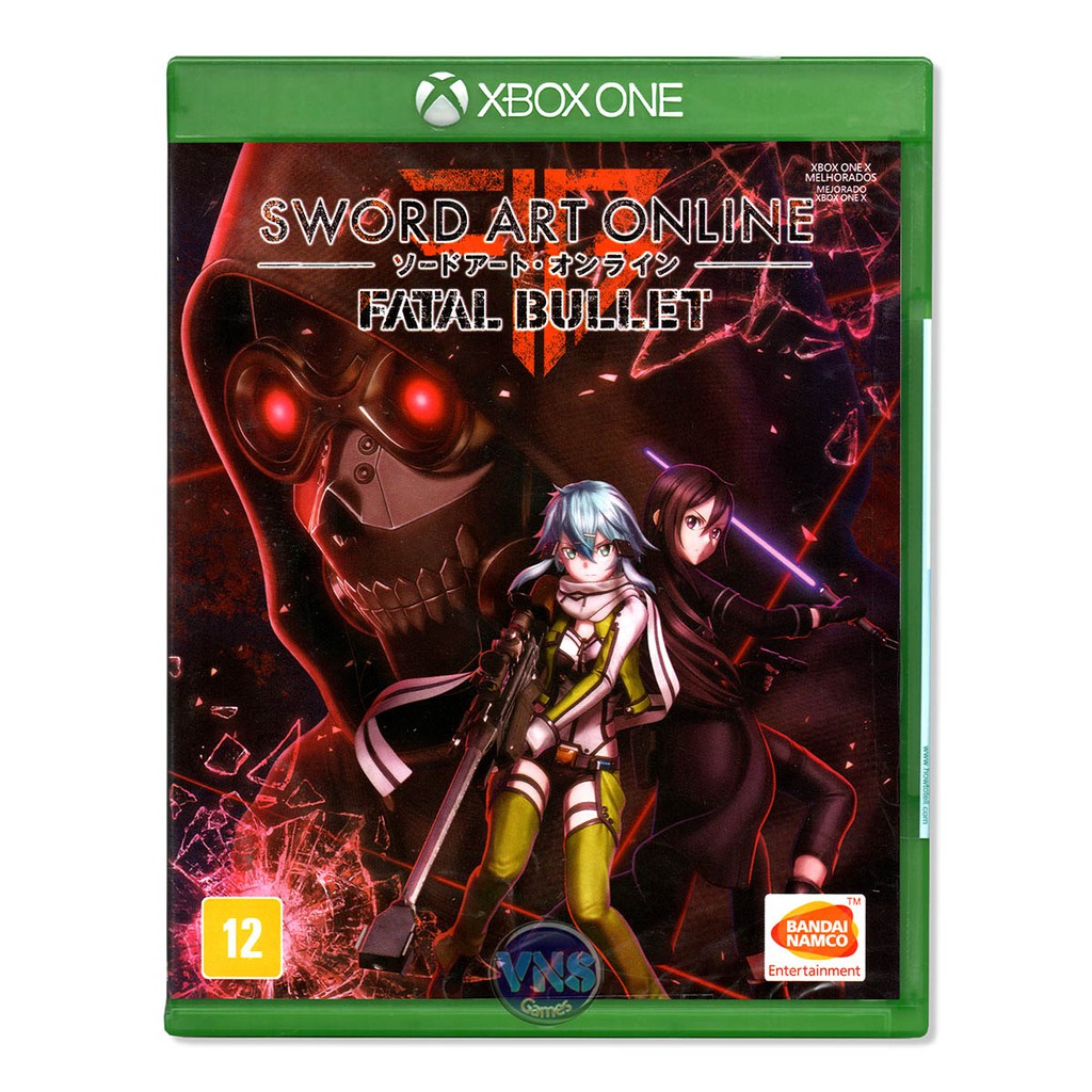 Jogo Sword Art Online Fatal Bullet Xbox One Mídia Física Novo Lacrado Com Nota Fiscal