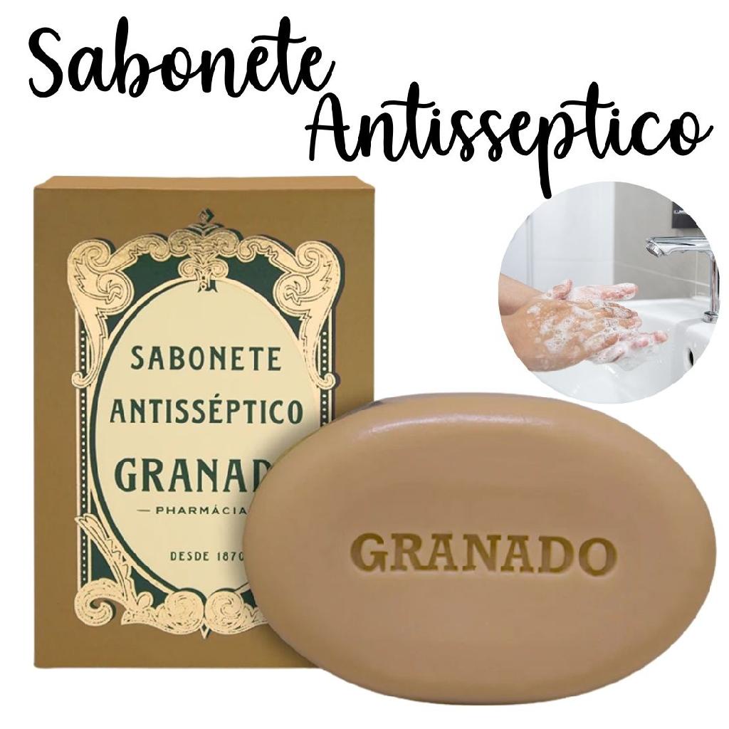 Sabonete Em Barra Antisseptico Tradicional Antibacteriano Limpeza ...