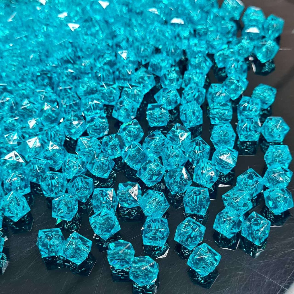 Cubinho 8x8mm Transparente - 250g | Shopee Brasil