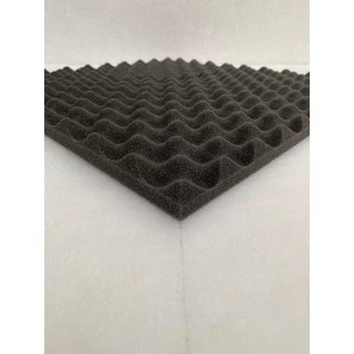 ESPUMA ACÚSTICA CAIXA DE OVO 2 CM – 50x50cm – PEÇA - COM CHANFROS LATERAIS