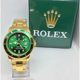 Relógio masculino Rollex verde