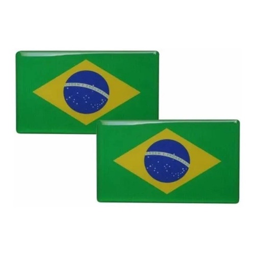 Adesivo Redondo Bandeira do Brasil Bandeira do Brasil