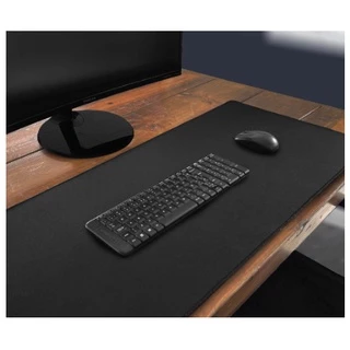 Lançamento Mouse Pad Gamer Extra Grande Base Couro Preto Anti-Derrapante Para Mouse e Teclados 90x40cm