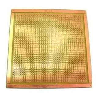 Placa 10x10 Universal Padrão Perfurada Ilhada