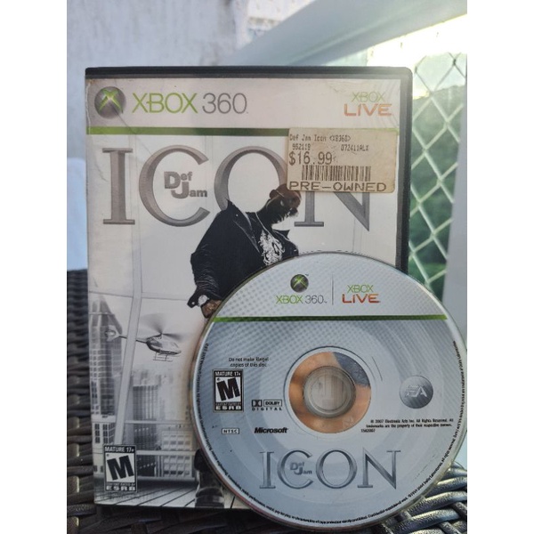 Def Jam Icon Xbox 360 Original Shopee Brasil