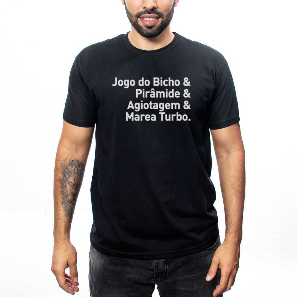 Camiseta Personalizada Marea Turbo Piramide Jogo do Bicho