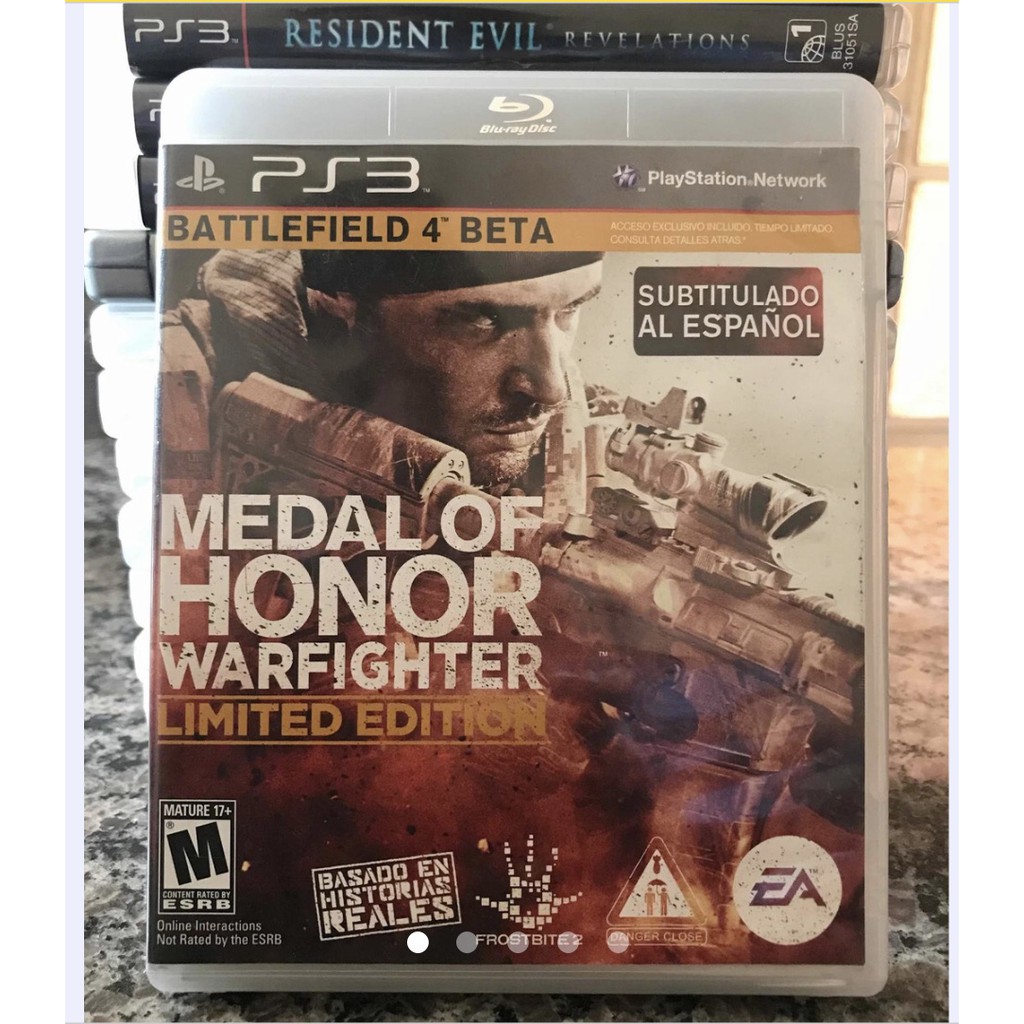 Jogo Medal Of Honor Limited Edition Beta Battlefield 4 Ps3