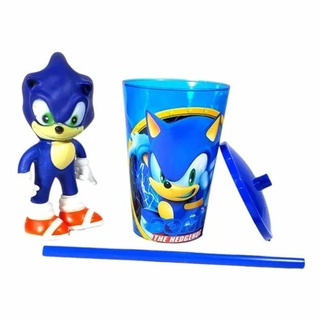 Kit Infantil Sonic Boneco e Copo em Promoção na Americanas