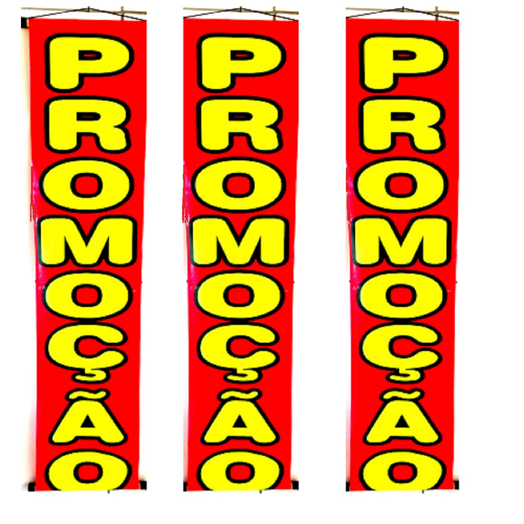 1 Faixas de Promoção Reutilizável para Colocar no Comercio ou Lojas P ...