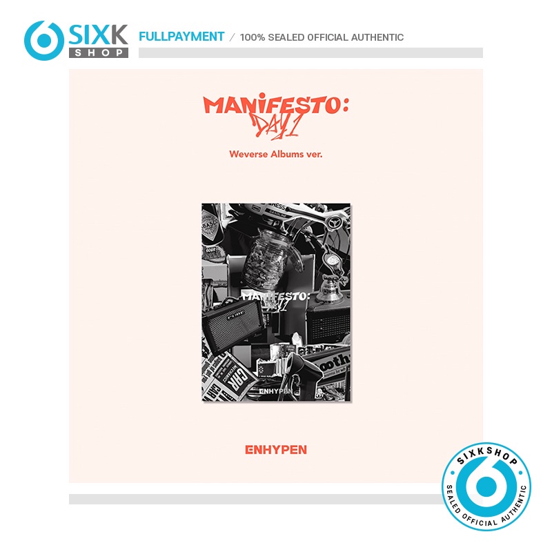 ENHYPEN-Álbum MANIFESTO : Dia 1 (Álbums Weverse ver .) | Shopee Brasil