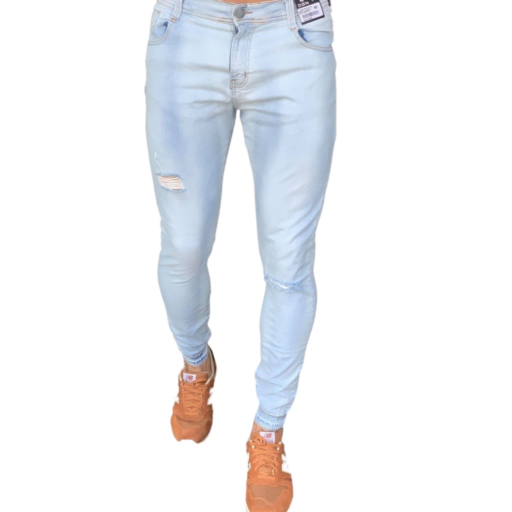 Calça Jeans Clara Masculina Skinny Destroyed - Degrant Jeans