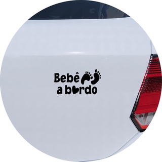 Adesivo Bebê a Bordo Personalizado, Fama Adesivos Especiais