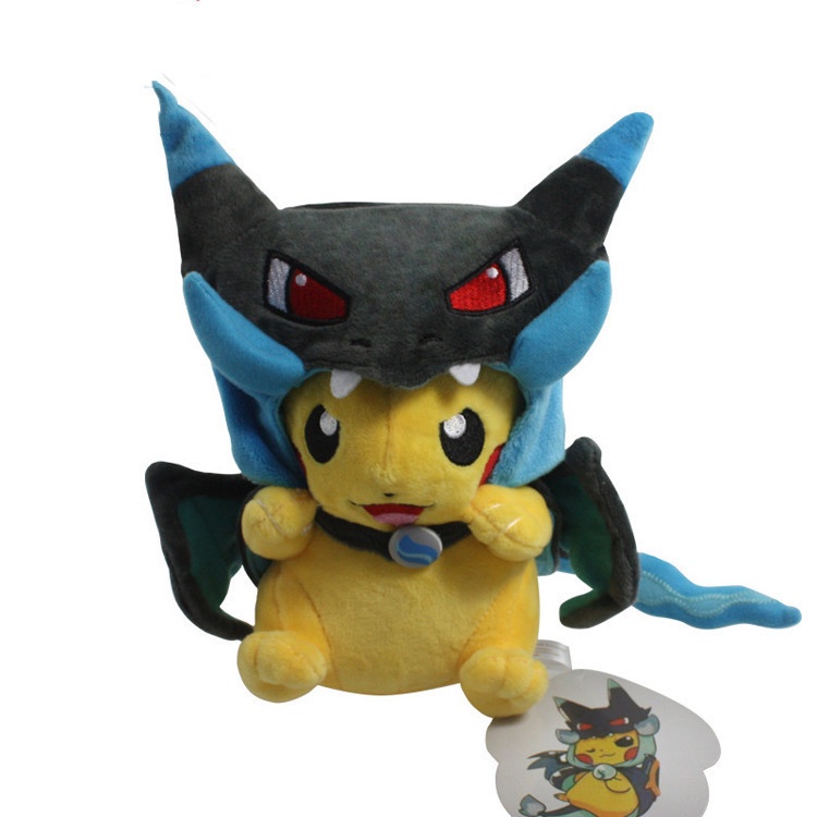 Pokemon mega evolução plush pikachu brinquedo de pelúcia charizard  blastoise lucario boneca macia legal hobby coleções presente de natal para  crianças