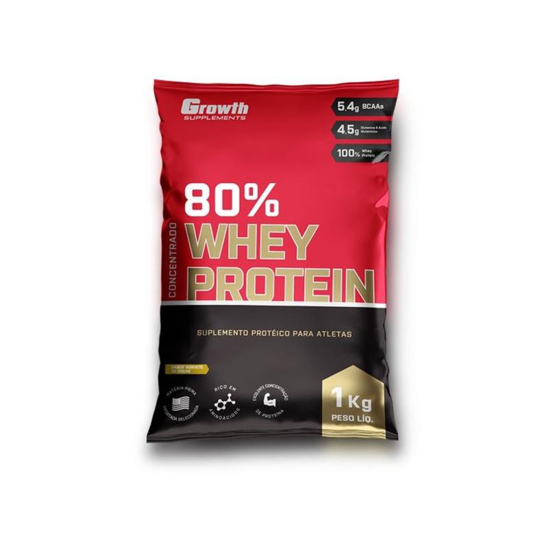 Whey Protein 80% Concentrado Growth
