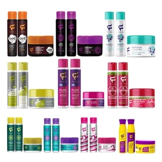 6 Kit Tratamento Capilar Mix Fashion 18 Itens