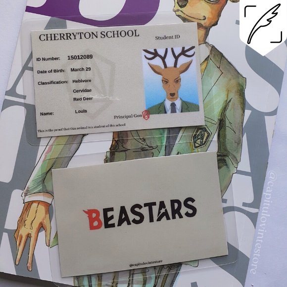 ID Estudantil Louis Beastars - Anime - Netflix - Carteirinha | Shopee ...