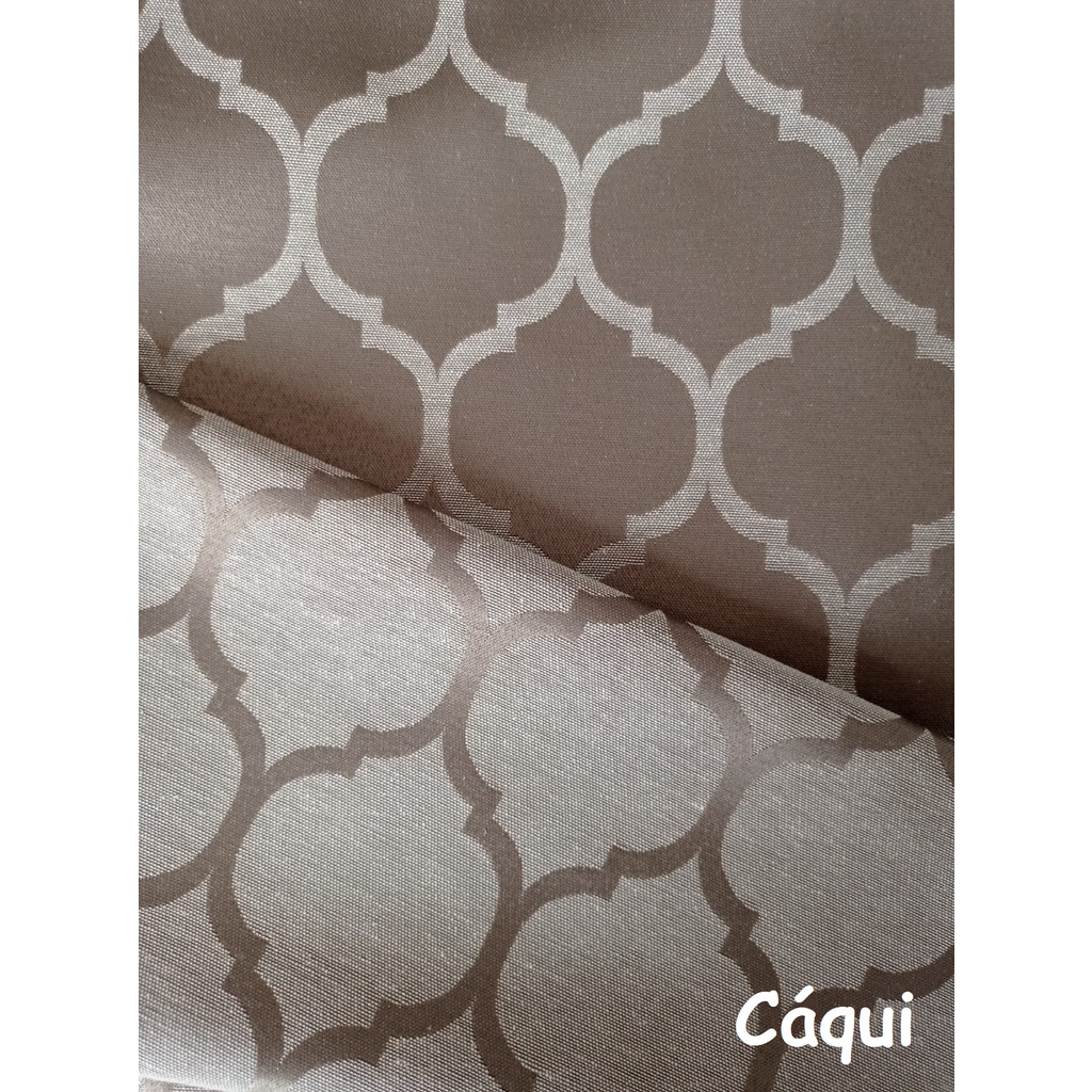 Tecido Parede Jacquard Colmeia Cáqui - 3,20m C X 2,80m Larg
