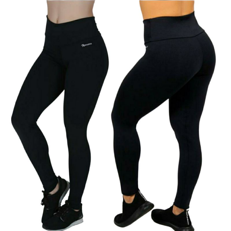 Calça Legging Navalhada Jeans Romance.