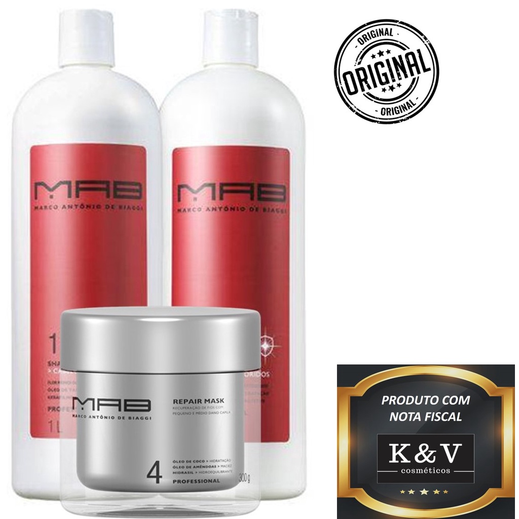 Kit Mab Color Shield (Litro) + Repair Mask 300g | Shopee Brasil