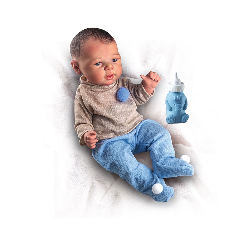 Bebe Reborn premium menino licenciado original , Envio Imediato, riquezas de detalhes
