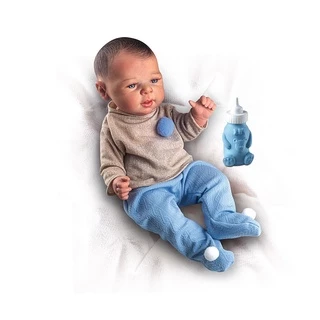 Bebe Reborn premium menino licenciado original , Envio Imediato, riquezas de detalhes