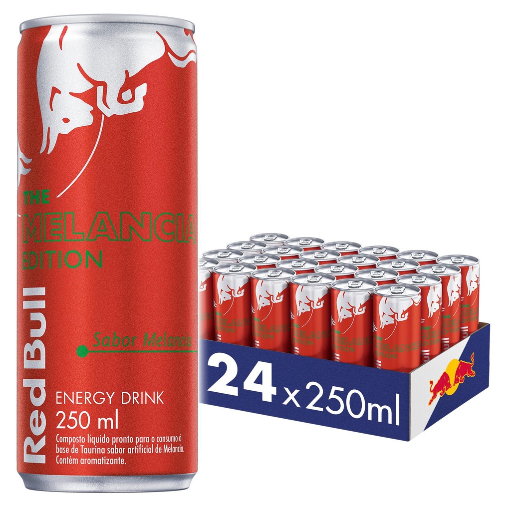 Energético Red Bull Energy Drink Melancia Edition 250 ml - 24