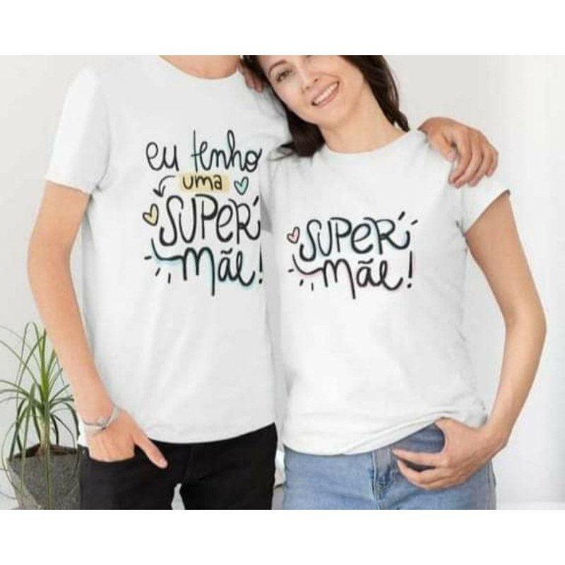 Camisa mae e filha hot sale personalizada