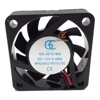 Micro Ventilador 40x40x10mm Cooler 12v