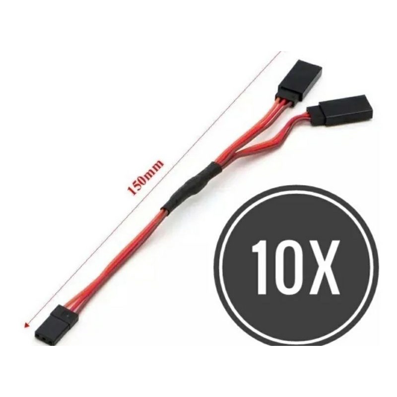 Cavo prolunga servo 20cm compatibile Futaba e JR maschio/femmina RC (5