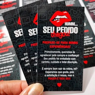 50un Cartão de Agradecimento para SexShop