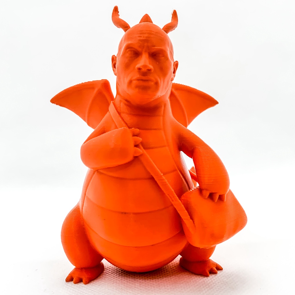 The Rock Dragonite - Dwayne Johnson Pokémon - Rockonite - EDIÇÃO LIMITADA