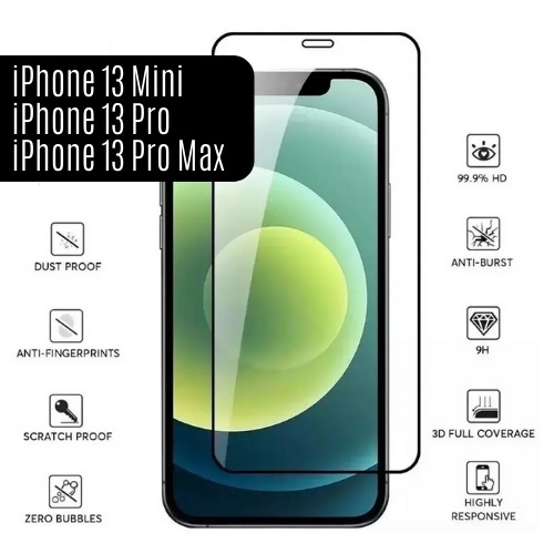 Película de Vidro 3D - iPhone 13 Pro Max