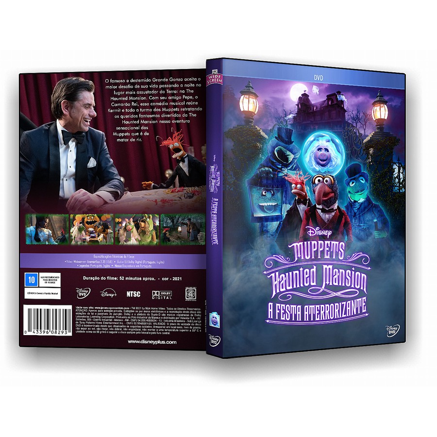 Dvd Muppets Haunted Mansion A Festa Aterrorizante Shopee Brasil
